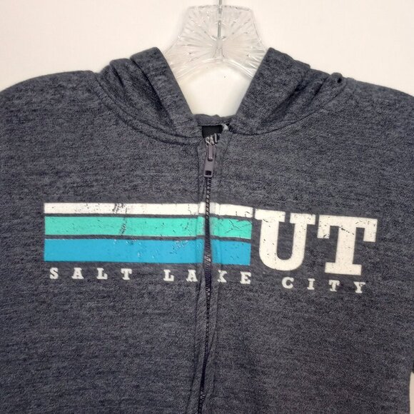 Salt Creek Souvenir Salt Lake City Boys Full Zip Hoodie - Picture 2 of 8